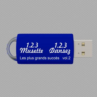 Clé USB Les plus grands succès des émissions 1,2,3 Musette vol2